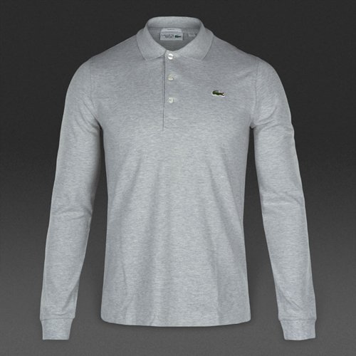 Lacoste YH9521 LS Polo Silver Chine for Men